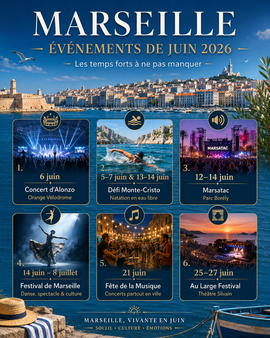 Événements Marseille Juin 2026 : Votre Chauffeur VTC pour Chaque Soirée