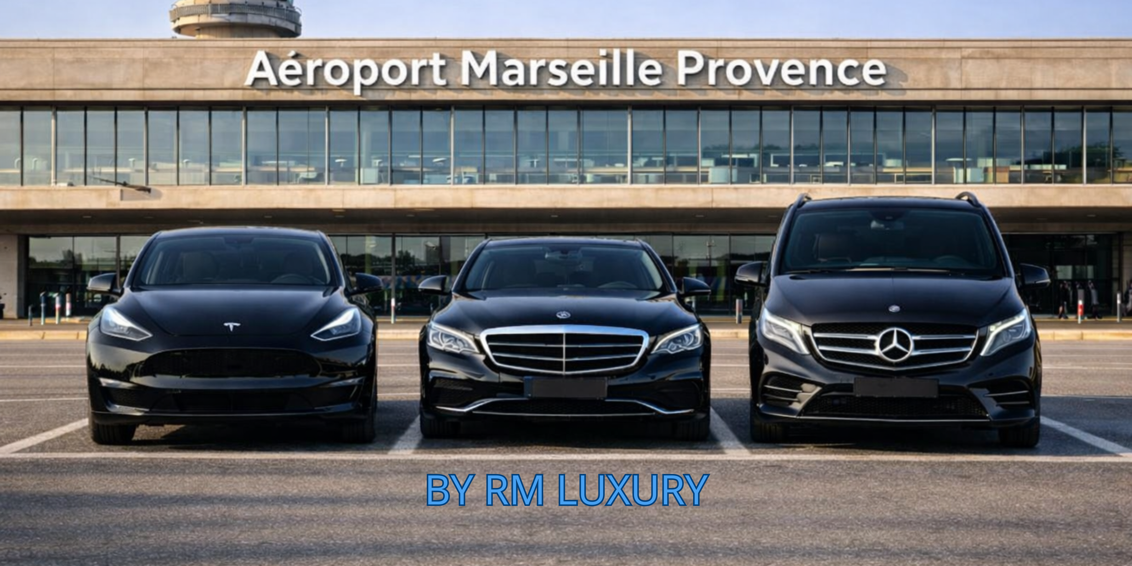 Logo RM Luxury Transport – Chauffeur Privé Marseille Gare Aéroport.