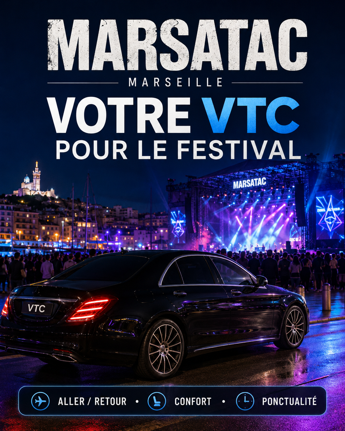 VTC festival Marsatac Marseille